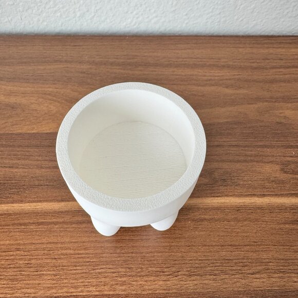 3D Printed Tooth Succulent Pot – Minimalist White Planter, Dental Decor - Picture 3 of 5